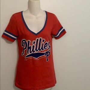 Ladies Philadelphia Phillies XS NFL Pullover Top